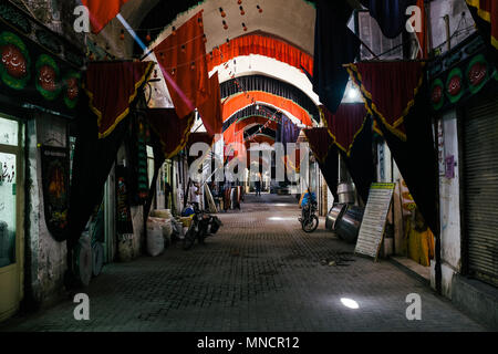 Kashan, Iran - 11 octobre 2017 : Alley à Kashan Bazar. Banque D'Images