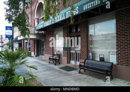 Le centre-ville de Foley, Alabama, USA. Banque D'Images