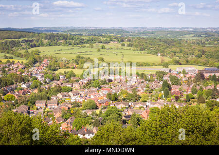 Vue sur Kinver ville ou village, Staffordshire UK Banque D'Images