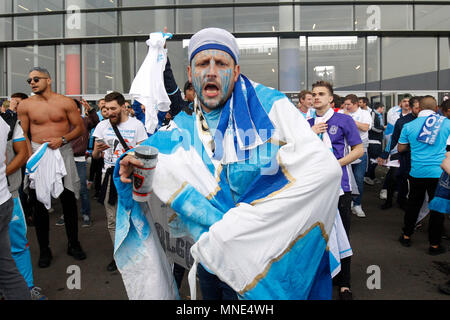 Lyon, France. 16 mai, 2018. X au cours de l'UEFA Europa League match final entre Marseille et l'Atletico Madrid au Parc Olympique Lyonnais le 16 mai 2018 à Lyon, France. Credit : PHC Images/Alamy Live News Credit : PHC Images/Alamy Live News Banque D'Images