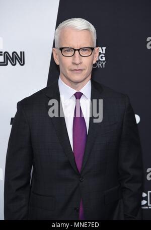 Anderson Cooper à l'avance des arrivées pour 2018 Turner Présentation, Madison Square Garden, New York, NY 16 mai 2018. Photo par : Derek Storm/Everett Collection Banque D'Images