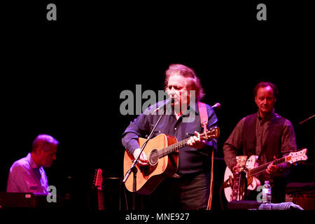 Edimbourg, Ecosse. UK. 16 mai 2018. AmericaÕs auteur-compositeur légendaire Don McLean UK tour fonctionne à la Usher Hall à l'appui de son nouvel album, jardins botaniques. Pako Mera/Alamy Live News Banque D'Images