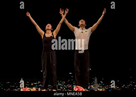 Londres, Royaume-Uni. 16 mai 2018. Un festival de danse Coréenne - gloire à presscall le lieu le 16 mai 2018, Londres, Royaume-Uni : Crédit Voir Li/Alamy Live News Banque D'Images