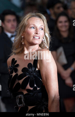 CANNES, FRANCE - 16 MAI : Estelle Lefebure assiste à la projection de 'brûler' au cours de la 71e assemblée annuelle du Festival du Film de Cannes au Palais des Festivals le 16 mai 2018 à Cannes, FranceCredit : BTWImages/Alamy Live News Banque D'Images