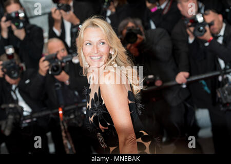 CANNES, FRANCE - 16 MAI : Estelle Lefebure assiste à la projection de 'brûler' au cours de la 71e assemblée annuelle du Festival du Film de Cannes au Palais des Festivals le 16 mai 2018 à Cannes, FranceCredit : BTWImages/Alamy Live News Banque D'Images