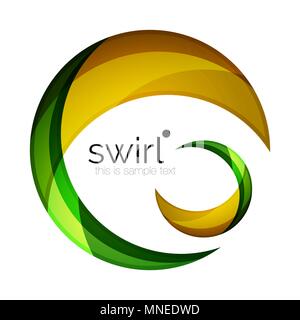 Cercle de turbulences techno numérique icône d'affaires. Cercle de turbulences techno numérique icône d'affaires, nettoyage concept premium Illustration de Vecteur