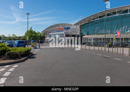 Magasin Tesco Extra, Coventry, Royaume-Uni Banque D'Images