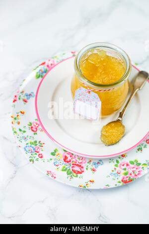 Confiture d'Ananas & Vanille Banque D'Images