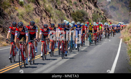 OJAI EN CALIFORNIE USA - Mai 14, 2018 - Amgen Stage 2 Mens Location Tour de Californie, VENTURA À GIBRALTAR ROAD À SANTA BARBARA Comté Banque D'Images