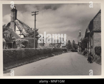 Vintage photographie de tous Cannings, Wiltshire, England, UK Banque D'Images