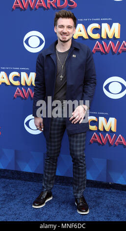 La 53e Academy of Country Music Awards au MGM Grand Garden Arena de Las Vegas Dimanche, 15 avril, 2018 Avec : Morgan Wallen Où : Las Vegas, Nevada, United States Quand : 15 Avr 2018 Crédit : Judy Eddy/WENN.com Banque D'Images