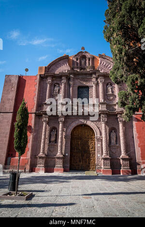 Oratorio de San Felipe Neri, église du 18e siècle, San Miguel de Allende, une ville de l'ère coloniale, le centre du Mexique, région Bajío Banque D'Images