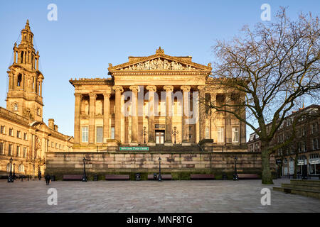 Musée et galerie d'art dans le centre de Preston, Lancashire Banque D'Images