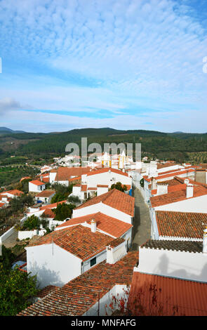 Le village historique d'Alegrete. Alentejo, Portugal Banque D'Images