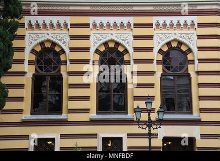 Théâtre de l'Opéra nationale géorgienne à Tbilissi Banque D'Images