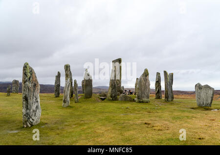 Callanish standing stones, Lewis et Harris, Scotland Banque D'Images