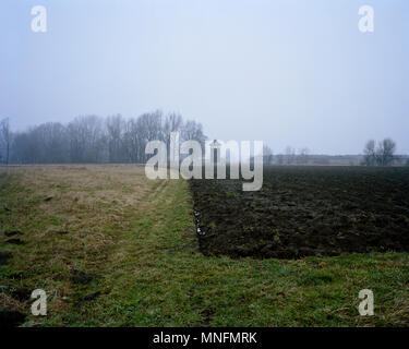 Libéré le 27 janvier 1945 n. Auschwitz II-Birkenau camp de concentration dans la ville du sud-ouest de la Pologne. Banque D'Images