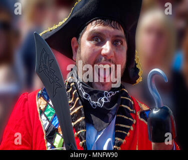 Go - DEVON : Pirate au Festival 2018 Pirate Brixham Banque D'Images