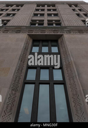 Vues de Hamilton d'un printemps à pied dans le centre-ville Banque D'Images