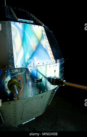 Un modèle d'ingénierie de Chine, le premier satellite DFH-1, sur l'affichage à l'Académie chinoise des technologies des véhicules de lancement (ACPD) museum à Pékin, Chine. Banque D'Images