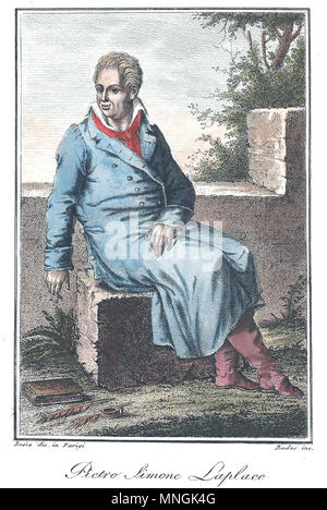 PIERRE-SIMON LAPLACE (1749-1827) mathématicien et astronome Français Banque D'Images