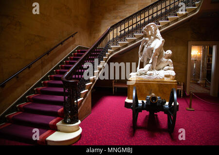 Osborne House East Cowes, île de Wight escalier principal Banque D'Images