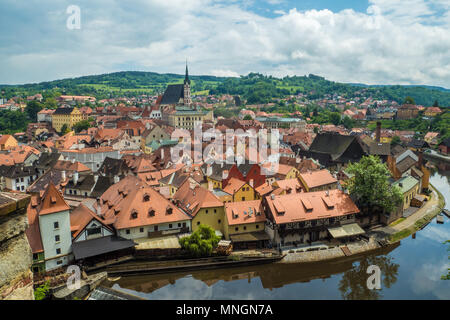 Cesky Krumlov, République Tchèque Banque D'Images