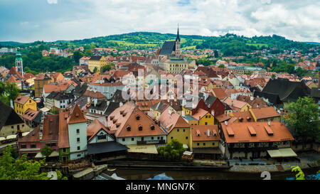 Cesky Krumlov, République Tchèque Banque D'Images