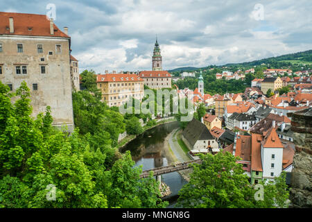 Cesky Krumlov, République Tchèque Banque D'Images