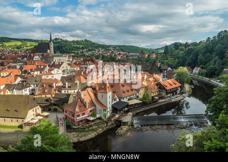 Cesky Krumlov, République Tchèque Banque D'Images