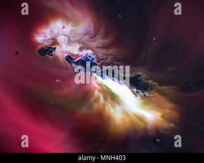 Résumé fond, divers pigments et colorants créent une riche texture, couleur, arrière-plan flou Banque D'Images