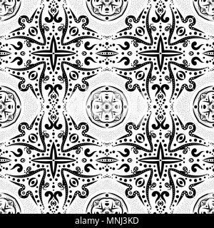 Modèle transparent avec des tourbillons et des points Illustration de Vecteur