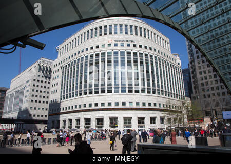 Thomson Reuters des bureaux à Canary Wharf, London Banque D'Images