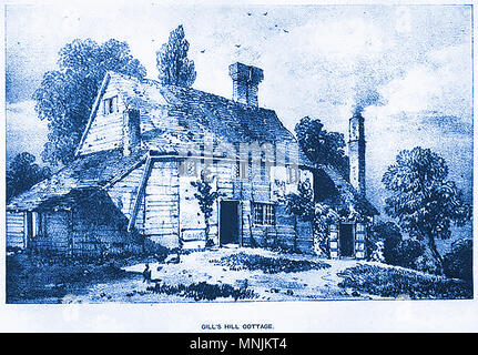 L'affaire du meurtre d'Elstree / Radlett de l'avocat William Weare - Gill's Hill Cottage Banque D'Images