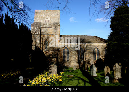 Blanchland abbaye église paroissiale de Sainte Marie la Vierge Banque D'Images