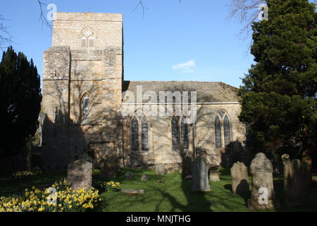 Blanchland abbaye église paroissiale de Sainte Marie la Vierge Banque D'Images