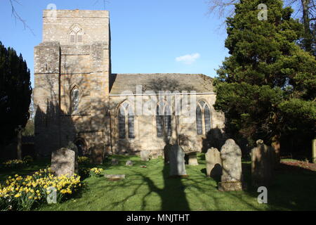 Blanchland abbaye église paroissiale de Sainte Marie la Vierge Banque D'Images