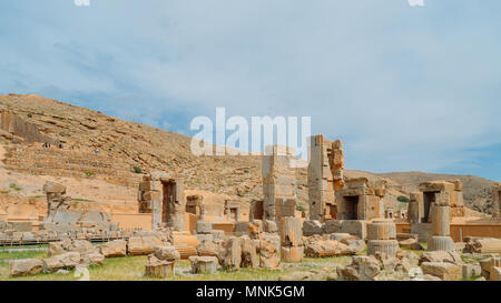 Persepolis, Iran - avril 28, 2018 : la cérémonie était Persépolis capitale de l'Empire achéménide ca. 550 330 AV. Banque D'Images