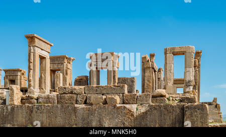 Persepolis, Iran - avril 28, 2018 : la cérémonie était Persépolis capitale de l'Empire achéménide ca. 550 330 AV. Banque D'Images