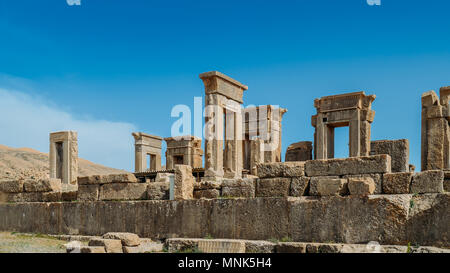 Persepolis, Iran - avril 28, 2018 : la cérémonie était Persépolis capitale de l'Empire achéménide ca. 550 330 AV. Banque D'Images