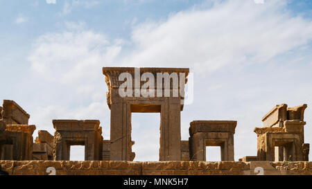 Persepolis, Iran - avril 28, 2018 : la cérémonie était Persépolis capitale de l'Empire achéménide ca. 550 330 AV. Banque D'Images