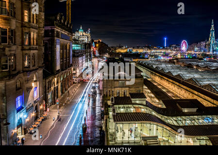 Photo de nuit de Edinburgs, capitale de l'Ecosse Banque D'Images