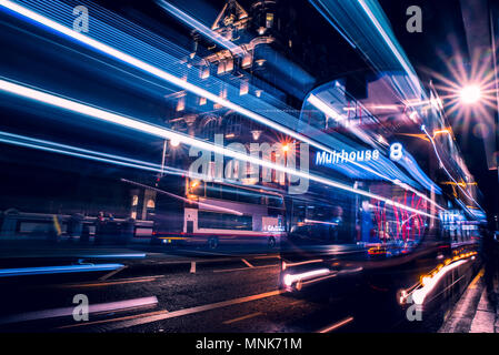 Photo de nuit de Edinburgs, capitale de l'Ecosse Banque D'Images