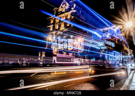 Photo de nuit de Edinburgs, capitale de l'Ecosse Banque D'Images