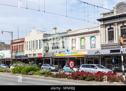 La nouvelle zelande invercargill Nouvelle-zélande Île du Sud de l'autoroute woodlands invercargill rue commerçante du centre-ville centre-ville invercargill south island nz Banque D'Images