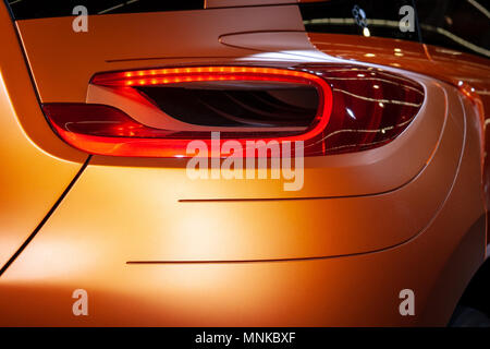 AMSTERDAM - Apr 22, 2011 : Renault Captur concept car l'arrière vue en gros à l'AutoRAI motorshow. Banque D'Images