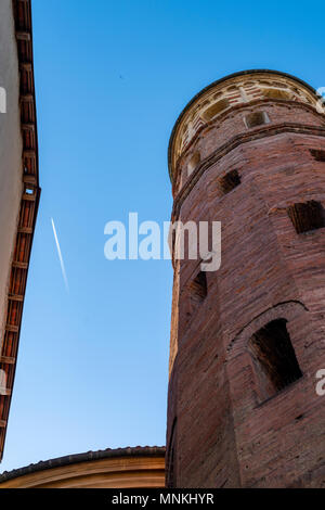 Tour Rouge à Asti, Italie Banque D'Images