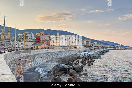 Port de Bastia, Corse France Banque D'Images