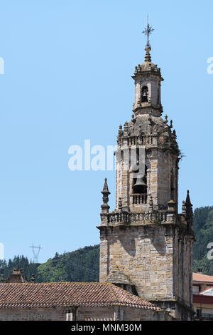 Eglise de San Juan Bautista del Moral ; ancienne église ; histoire ; Musée Museo de Historia de Balmaseda ; Balmaseda, Vizcaya, Pays Basque, Espagne ; Banque D'Images
