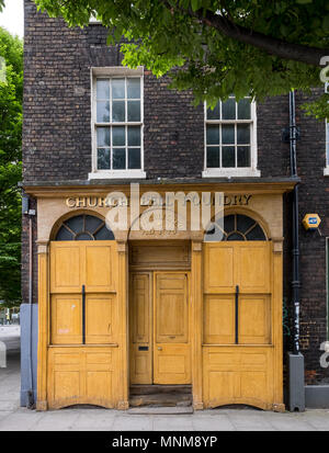 London UK. Whitechapel Bell Foundry locaux à Whitechapel, Londres. Locaux de l'usine désaffectée, une fois utilisée par le célèbre fabricant de Bell. Banque D'Images